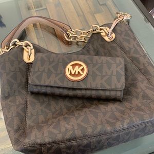 Michael Kors purse and wallet